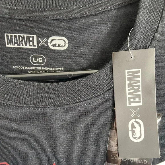 Marvel x Ecko - Spider-Man - Black Large T Shirt - BNWT 🕷️🕸️🔴 - Picture 5 of 6